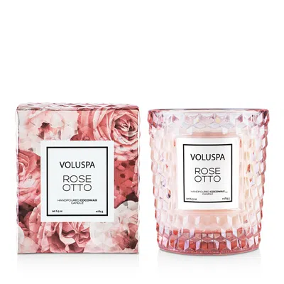 Voluspa Rose Otto Classic Candle, 6.5 Oz. In Pink
