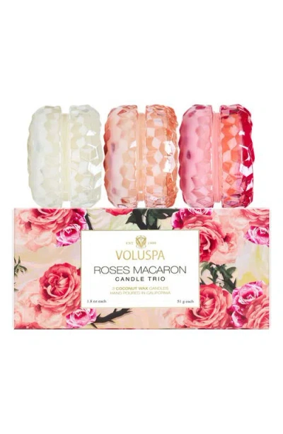 VOLUSPA VOLUSPA MACARON CANDLE TRIO GIFT SET