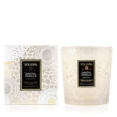 VOLUSPA SANTAL VANILLE CLASSIC CANDLE, 9 OZ.,73420