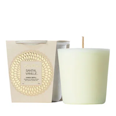 Voluspa Santal Vanille Classic Candle Refill, 9 Oz. In Green
