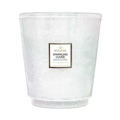 Voluspa Sparkling Cuvee 5 Wick Candle, 123 Oz. In White