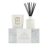 Voluspa Sparkling Cuvee Celebration Candle & Reed Diffuser Gift Set In Multi