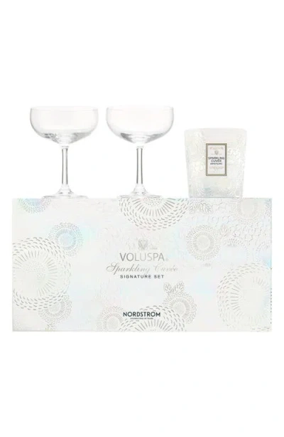 Voluspa Sparkling Cuvée Signature Set In Transparent