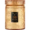 Voluspa Spiced Pumpkin Latte Large Glass Jar Candle With Lid