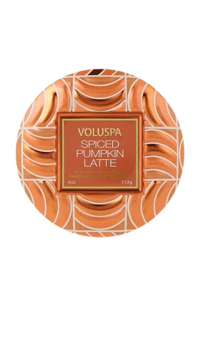 Voluspa Spiced Pumpkin Latte Mini Tin Candle