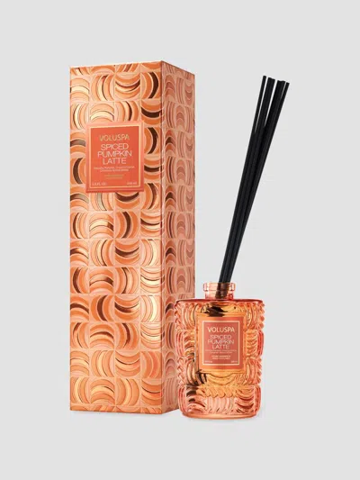 Voluspa Spiced Pumpkin Latte Reed Diffuser In Brown