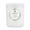 Voluspa Suede Blanc Boxed Classic Candle In White