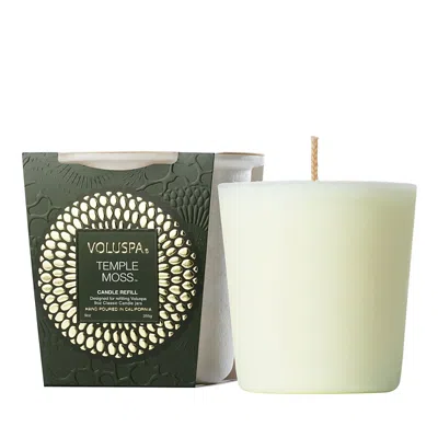 VOLUSPA TEMPLE MOSS CLASSIC CANDLE REFILL, 9 OZ.