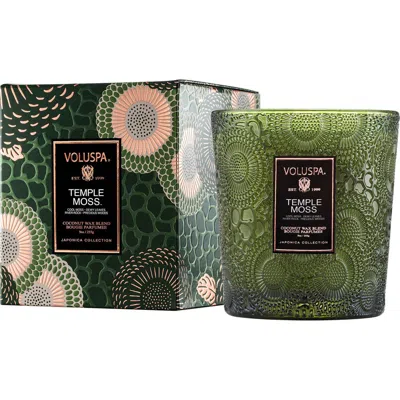 Voluspa Temple Moss Classic Candle In Green