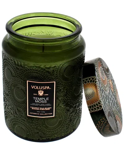 Voluspa Temple Moss Large 18oz Candle In Green