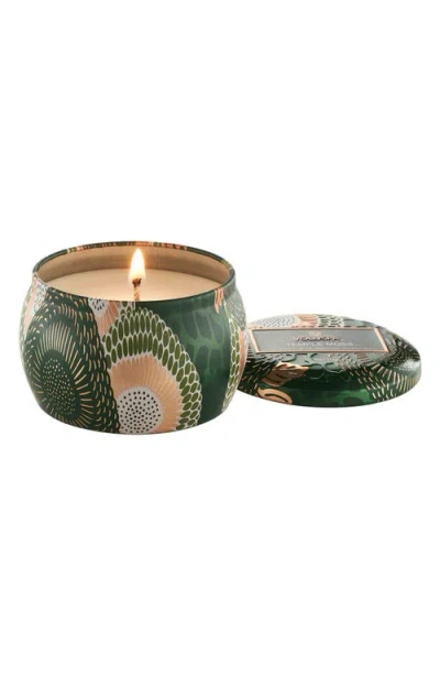 Voluspa Temple Moss Mini Tin Candle In Green