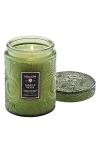 Voluspa Temple Moss Small Jar Candle In Green