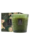 Voluspa Temple Moss Three-wick Hearth Candle In Brown