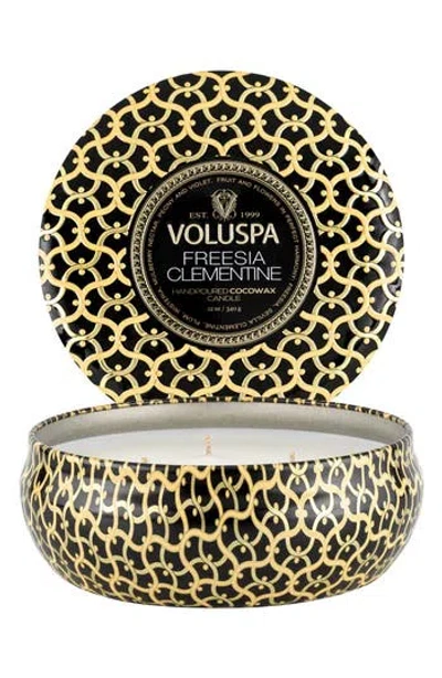 Voluspa Three-wick Tin Candle In Multi