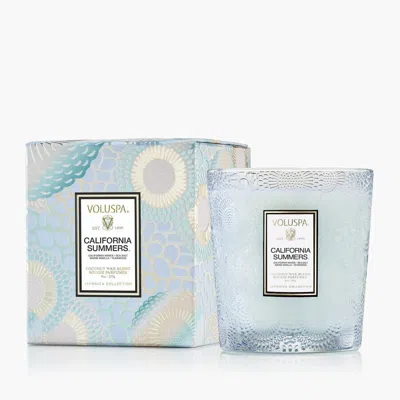 Voluspa Unisex California Summers Classic Candle Japonica 9 oz Scented Candle 806644734376 In Blue