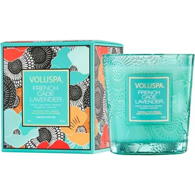 Voluspa Unisex French Cade Xxv Anniversary 9 oz Scented Candle 806644075448 In Blue