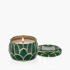 Voluspa Unisex Noble Fir Garland Mini Tin Holiday 4 oz Scented Candle 806644551102 In Green