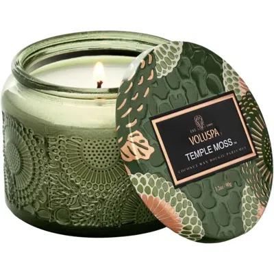 Voluspa Unisex Temple Moss Petite Jar Japonica 3.2 oz Scented Candle 806644724353 In Green