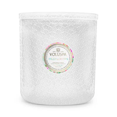 Voluspa Wildflowers 5-wick Hearth Candle 123 Oz. In White
