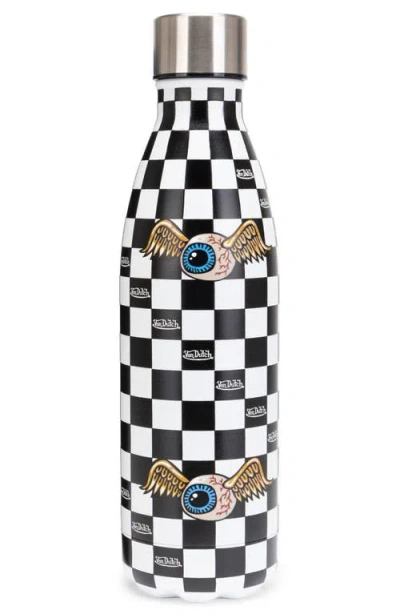 Von Dutch 24oz Hydration Double Walled Insulated Stainless Steel Bottle In Multi
