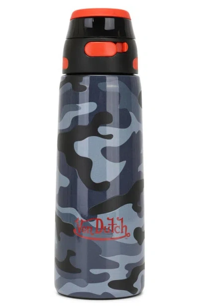 Von Dutch 26oz Iconic Y2k Double Walled Insulated Stainless Steel Bottle In Multi