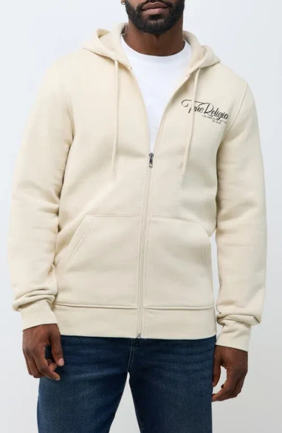 Von Dutch Booty Crystal Logo French Terry Shorts In Neutral