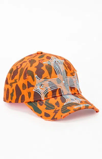 Von Dutch Crossover Snapback Hat In Orange