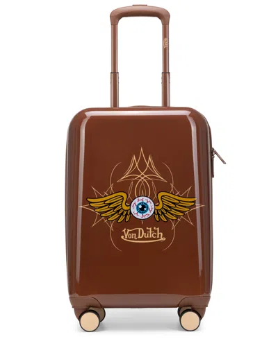 Von Dutch Eyeflight Small Expandable Hardside Carry-on Spinner Suitcase