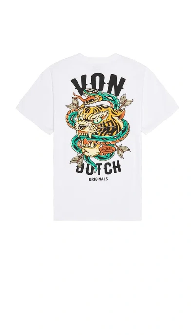 Von Dutch Graphic Tee In White