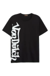 Von Dutch Logo Graphic T-shirt In Black