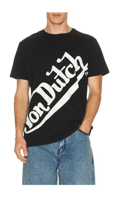 Von Dutch Logo Tee In Black