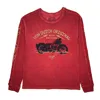 Von Dutch Men's Never Duplicated Long Sleeve Top In Red In Red