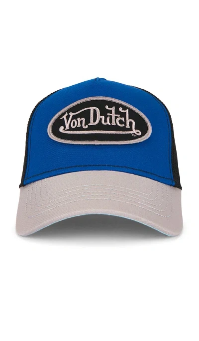 Von Dutch Staple Trucker Hat In Gray