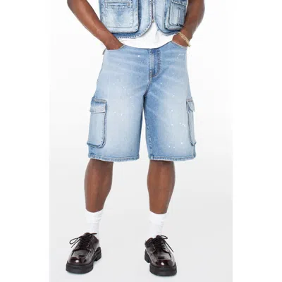Von Dutch Up Cargo Short In Blue