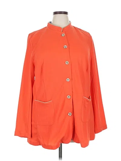 Von Landen Blazer Jacket In Orange