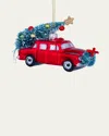 Vondels Car With Christmas Tree Ornament In Red