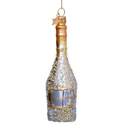 Vondels Champagne Tree Decoration In Blue