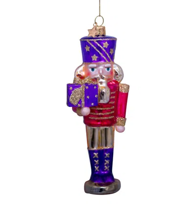 Vondels Glitter-embellished Nutcracker Ornament In Multi