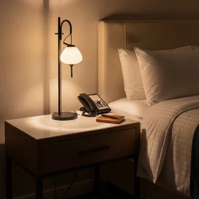 Vonn Lighting Lecce 20-in Height Integrated Led Etl Certified Table Lamp With Teardrop Glass Shade In Black