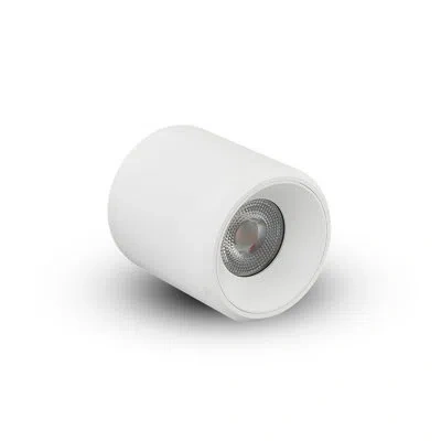 Vonn Lighting Node 3.5-in Round Integrated Led Etl Certified Surface Mounted Downlight, Beam Angle 33, White