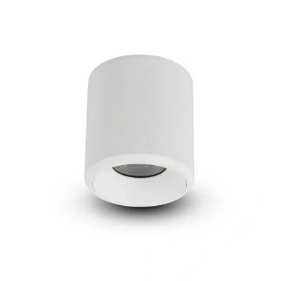 Vonn Lighting Node 4.25-in Round Integrated Led Etl Certified Surface Mounted Downlight, Beam Angle 33, White