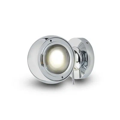 Vonn Lighting Orbit Integrated Led Adjustable Etl Certified Wall Mount Downlight In Chrome