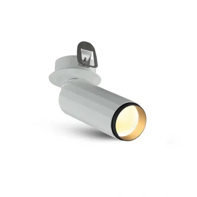 Vonn Lighting Orbit Integrated Led Etl Certified Adjustable Flush Mounted Spotlight, Beam Angle 36, White