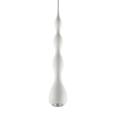 Vonn Lighting Polaris 1-light 5" Etl Certified Integrated Led Height Adjustable Cylinder Pendant Bell Light In White