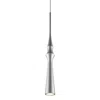 Vonn Lighting Polaris Vmp26710al 5" Integrated Led Height Adjustable Pendant Light In Silver