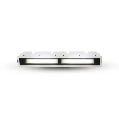 Vonn Lighting Slice 12.5-in Integrated Led Etl Certified Fixed Recessed Wall Washer With Trim, White