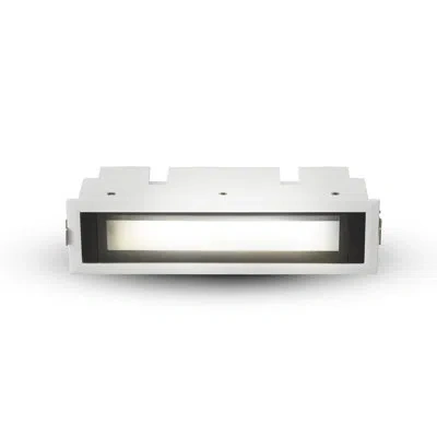 Vonn Lighting Slice 6.5-in Integrated Led Etl Certified Fixed Recessed Wall Washer With Trim, White