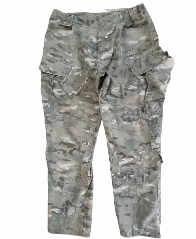 Pre-owned Voodoo Tactical Distressed Double Knee Camo 10 Pockets Cargo Pants