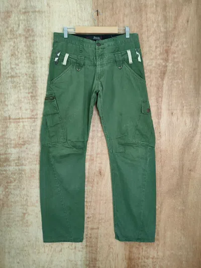 Pre-owned Voodoo Tactical Dominated Handcrafted Double Waist Cargo Pants In Faded Green