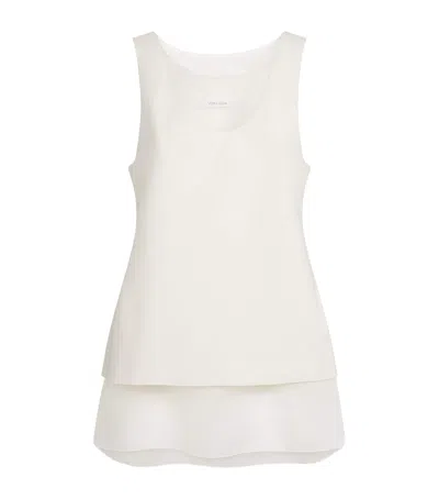 Voranida Cotton Layered Kaia Top In White